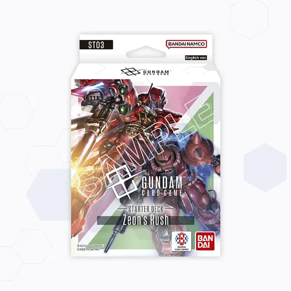 Gundam Card Game - Starter Deck - ST-03 - Zeon's Rush